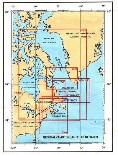 General Charts of Atlantic Canada