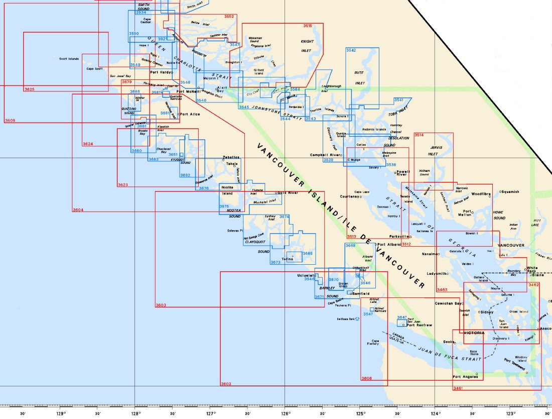 Canadian Hydrographic Charts