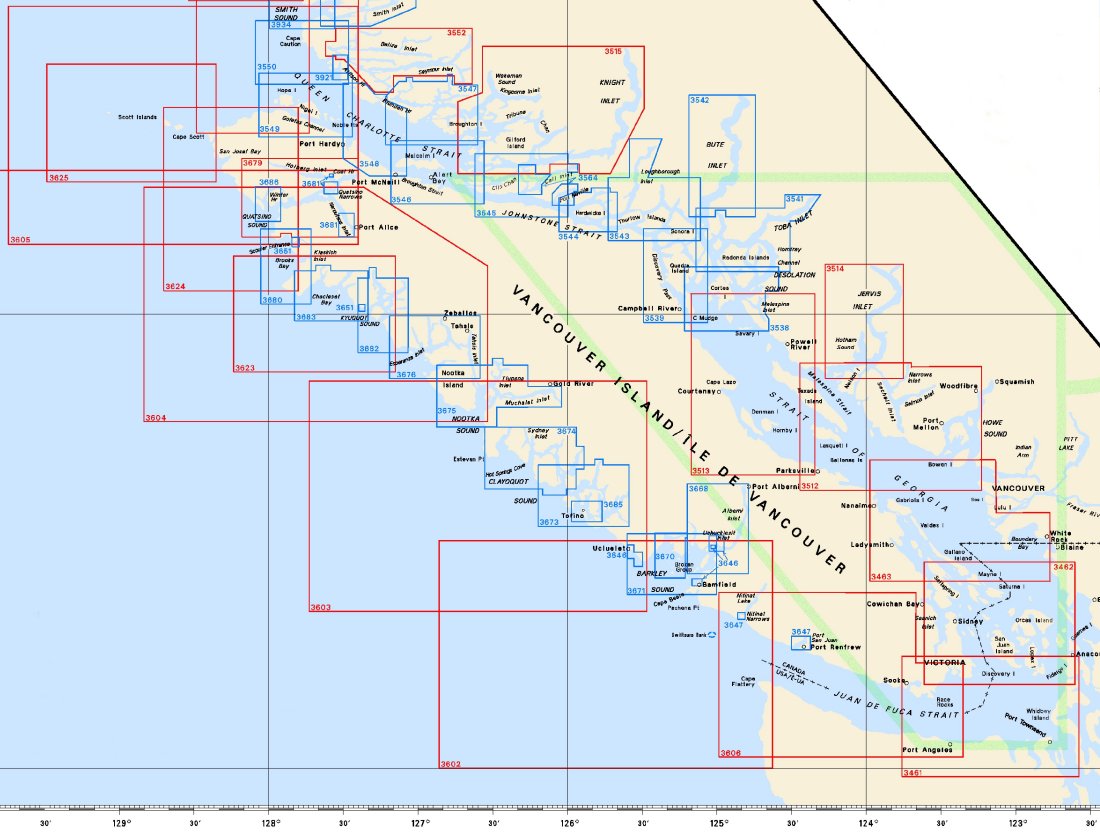 Nautical Charts Bc