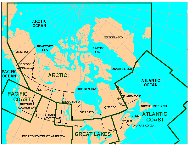 Index to Nautical Charts of Canada