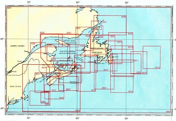 Coastal Charts for Atlantic Canada
