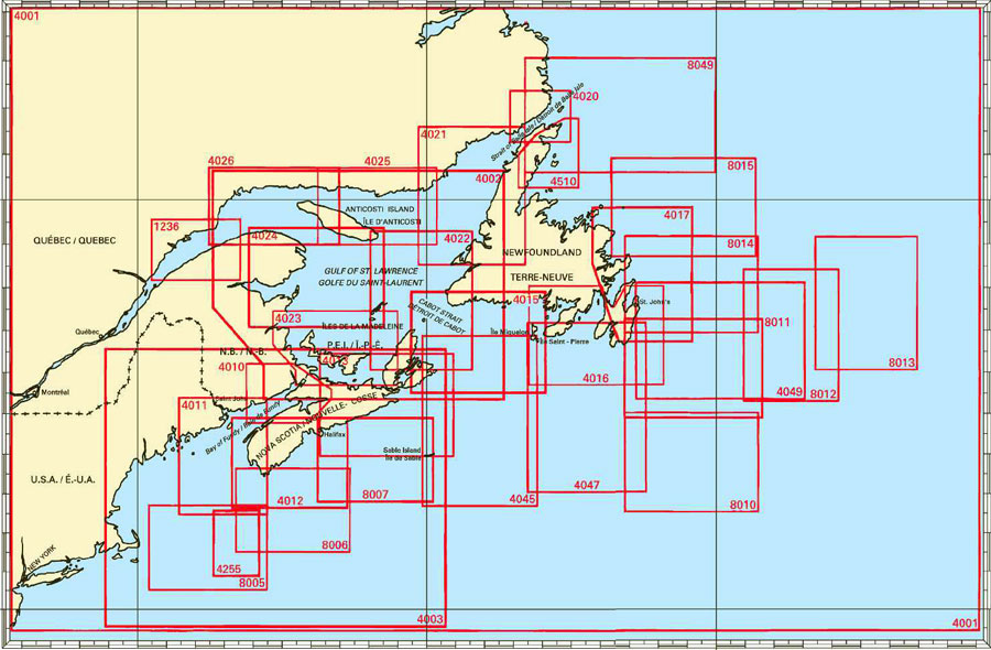 Coastal Charts for Atlantic Canada 