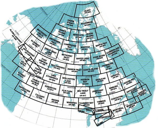 Vfr Navigation Charts Canada