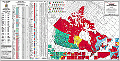 The 37th Parliament of Canada (Map)