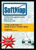SoftMap Alberta topo50 Volume 3 - Northern Alberta