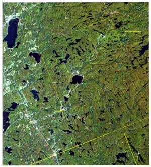 South-East Amalguin Highlands Satellite Poster