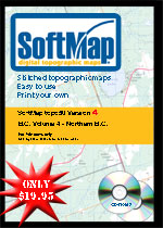 SoftMap British Columbia topo50: Volume 4 - Northern British Columbia