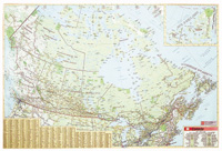 Canada Laminated Wall Map