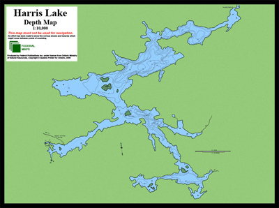 Baptiste Lake Depth Chart