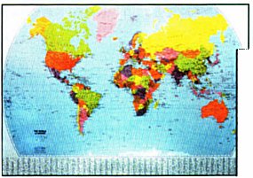 World Laminated Map (Mapart)