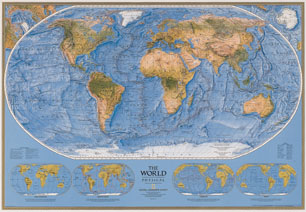 World Relief Map
