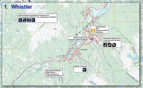 Vancouver 2010 Olympic Sites insert