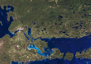 Sault Ste. Marie Satellite Poster