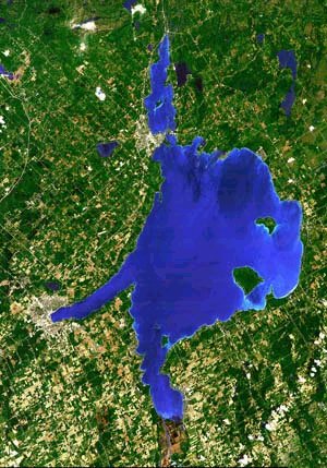 Lake Simcoe Satellite Poster