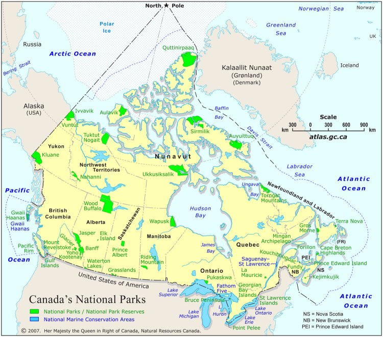 map parks national canada canadian park maps jasper banff photoscanada rockies 2010 north treasures natural america nat june pukaskwa ecoclimax
