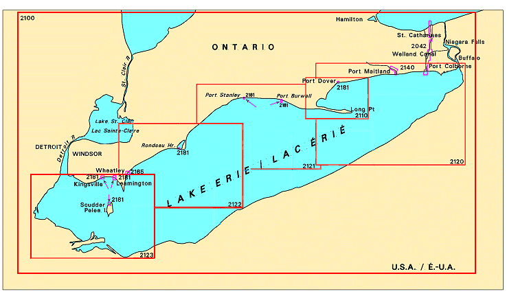 Lake Erie Charts on CD-ROM