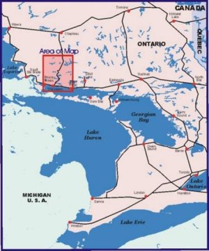 Blind River to Bruce Mines Area