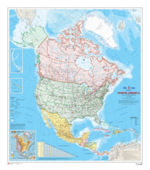 North America Wall Map