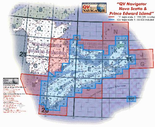 Quo Vadis Nova Scotia Topographic Maps on CD-ROM