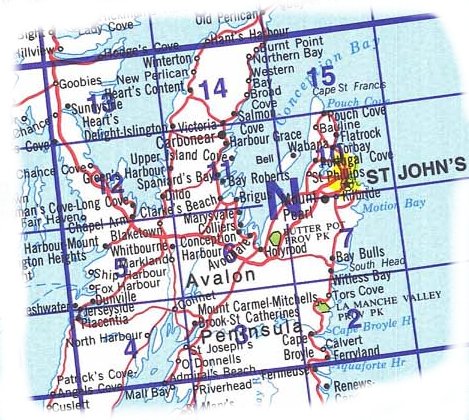 Topographic Map Index 001N