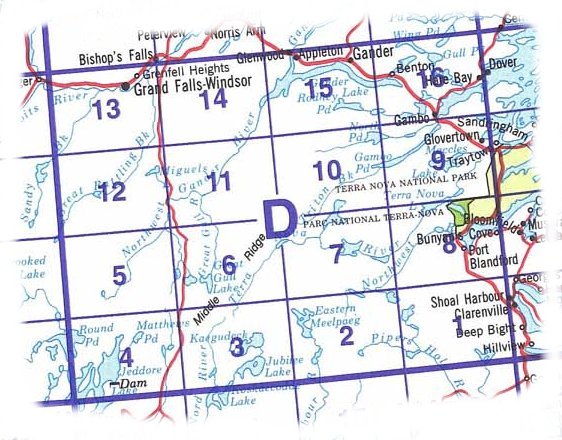 Topographic Map Index 002D