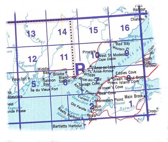 Topographic Map Index 012P