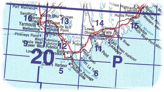 Topographic Map Index 020P