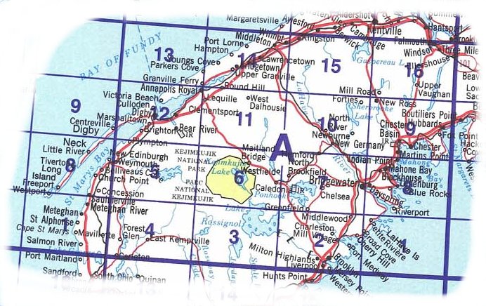 Topographic Map Index 021A