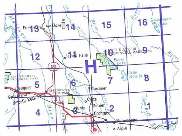 042H Topographic Maps Cochrane Area