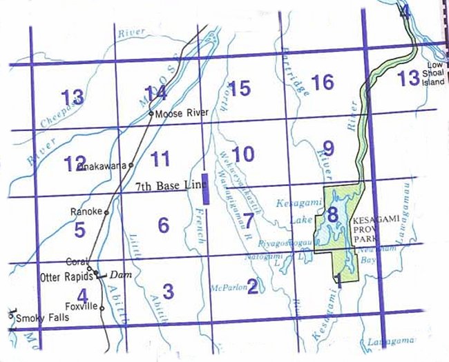 042I Topographic Maps Moose River Area