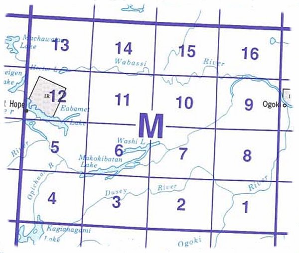 042M Topographic Maps Fort Hope Area