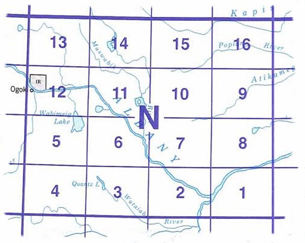 042N Topographic Maps Ogoki Area