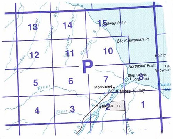 042P Topographic Maps Moosonee Area