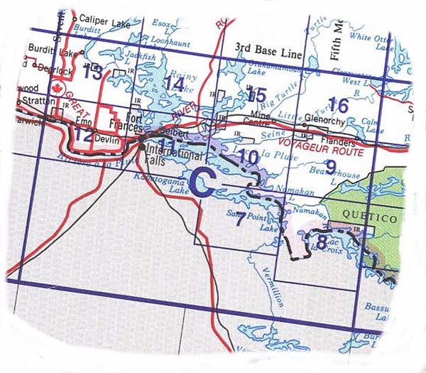 052C International Falls Area Topographic Maps