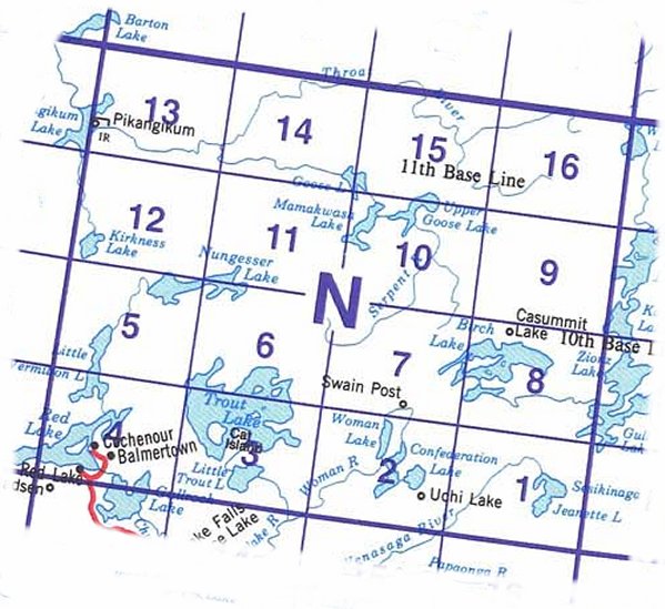 052N Topographic Maps Trout Lake Area