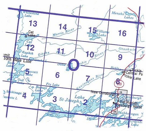 052O Topographic Maps Lake St Joseph Area