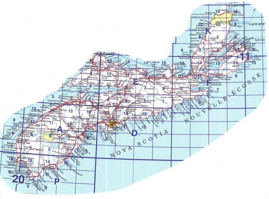 Nova Scotia Topographic Maps