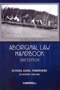 Aboriginal Law Handbook, 3rd Edition