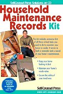 Household Maintenance Records Kit CD-ROM