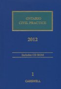 Ontario Civil Practice 2012