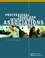 Directory of Professional & Trade Associations in the Toronto Region, 2007 Edition