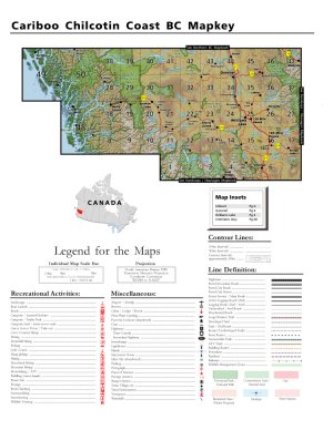 Cariboo Chilcotin Coast key map
