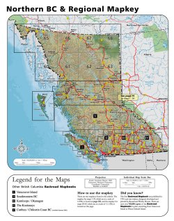 Northern BC Backroad Mapbook Index
