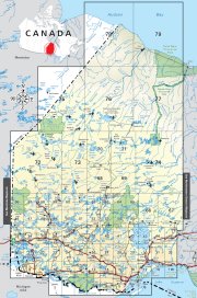 Northwestern Ontario Map Key